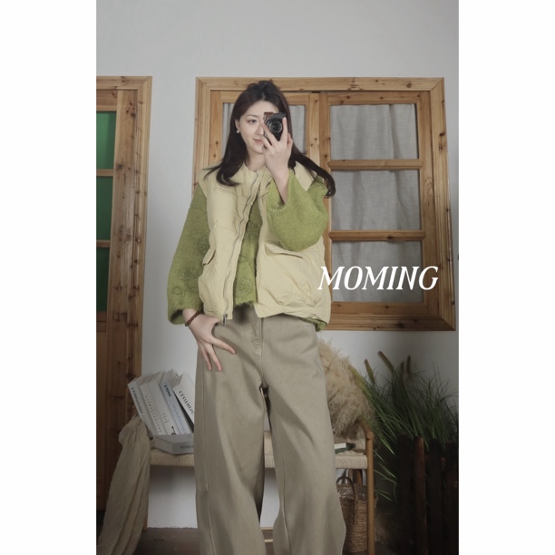 MOMING冬季新品 福利福利 休闲简约经典百搭马甲