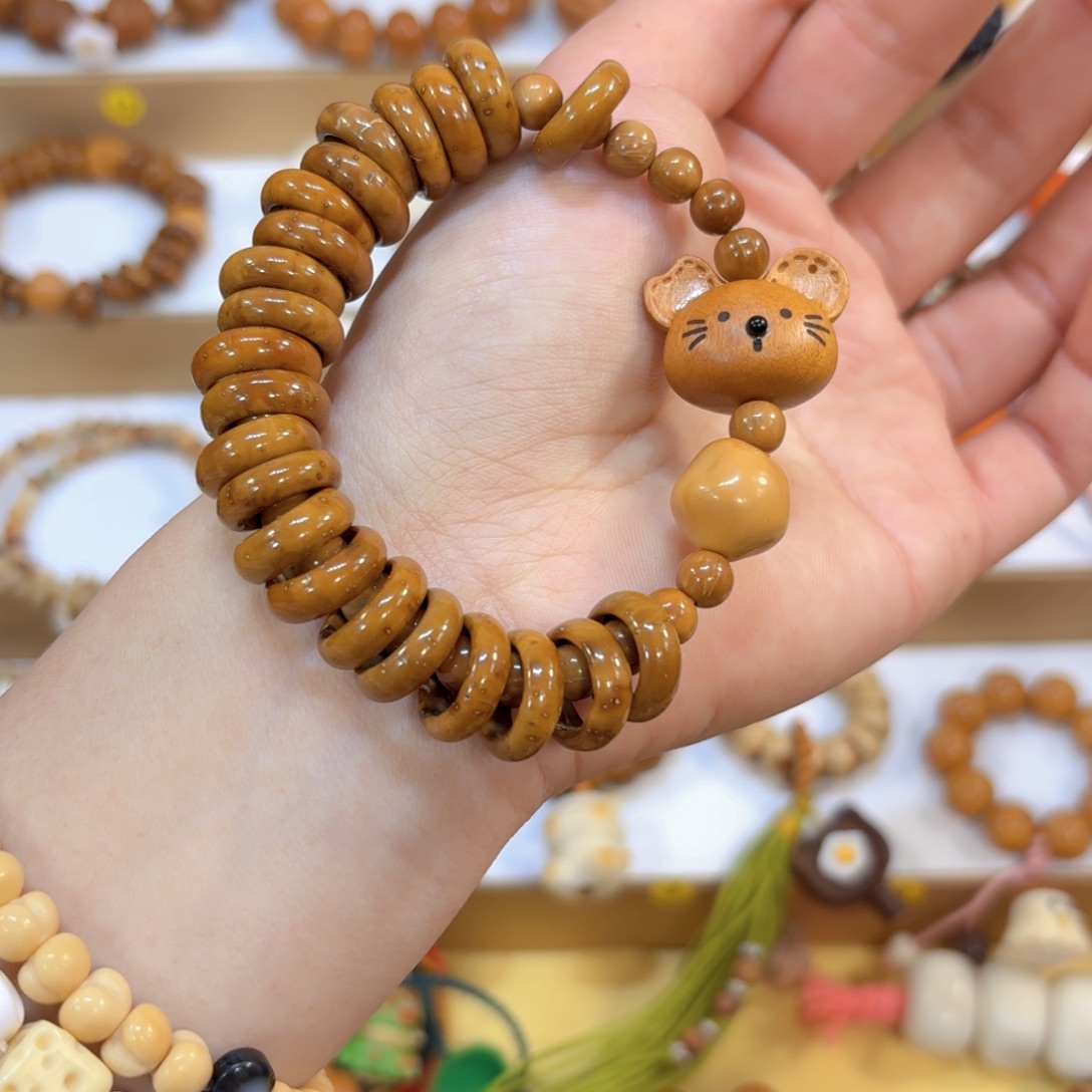 星月菩提手串甜甜圈加鼠