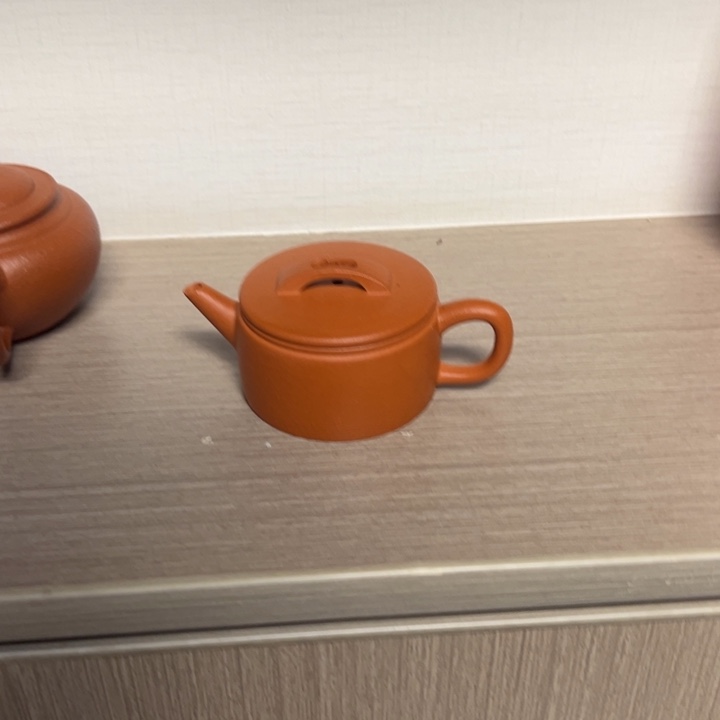 紫砂茶壶微微瑕铁质红黄泥汉瓦115cc