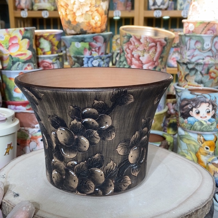 红陶景德镇艺术手绘作品