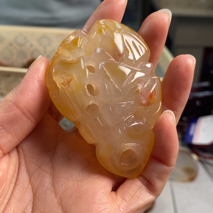 玛瑙/玉髓吊坠(不含链)未镶嵌