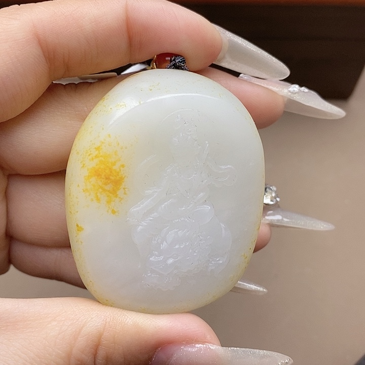 和田玉挂件未镶嵌最*G