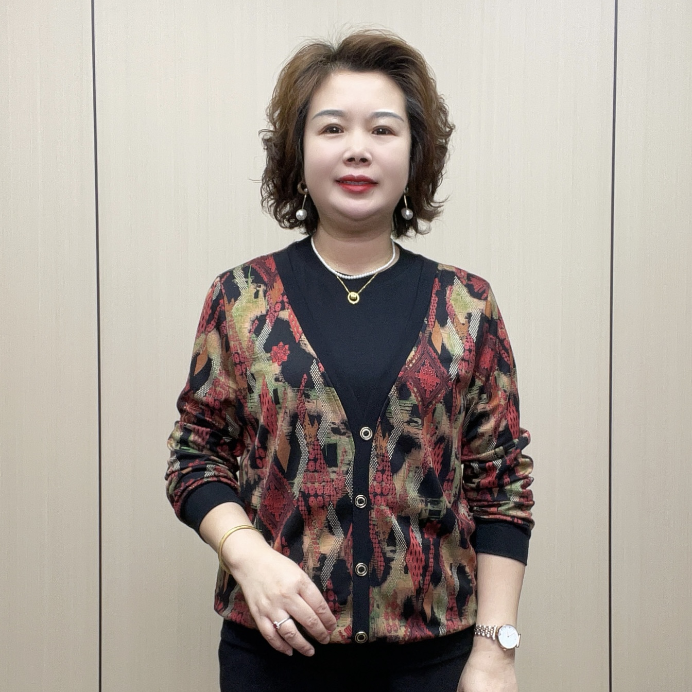 2025秋季时尚减龄长袖休闲气质百搭宽松显瘦女装洋气中老年妈妈装