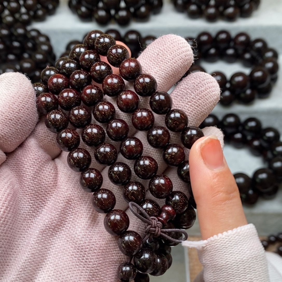 檀香紫檀（小叶紫檀）?**?0.8 108满