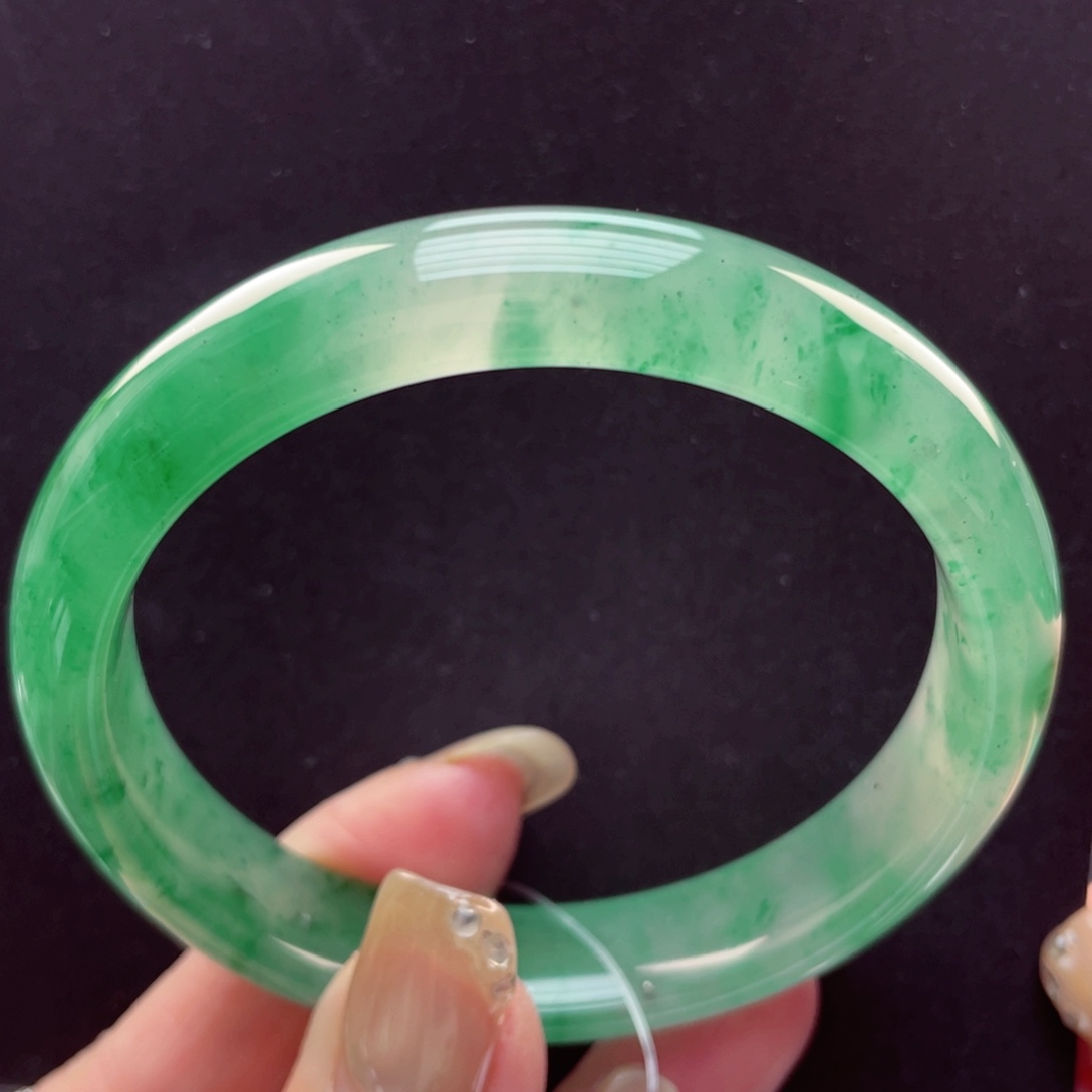 石英质玉未镶嵌手镯56-57