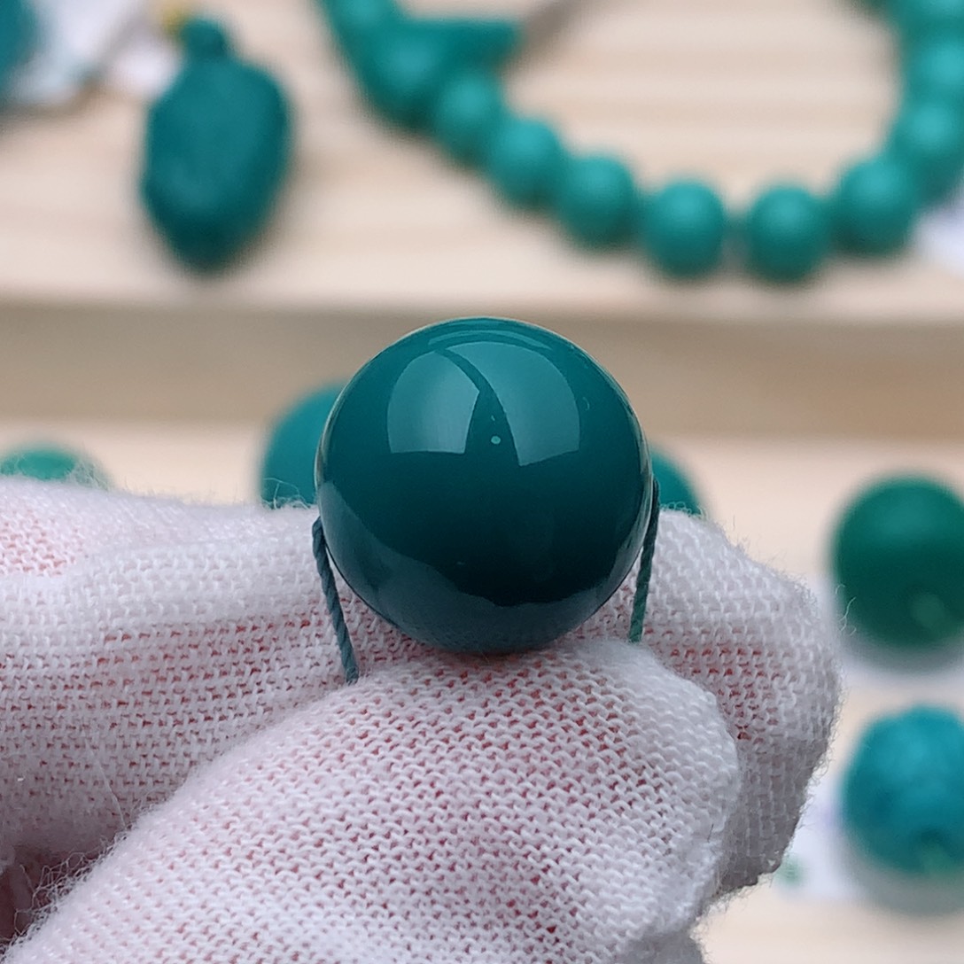 绿松石珠宝奇石合金绿松石