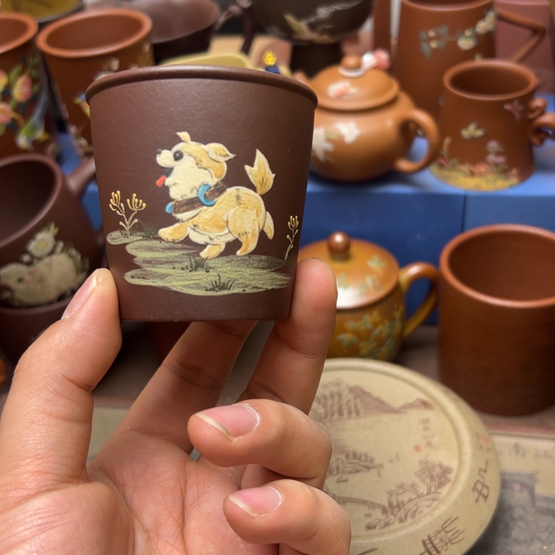 紫砂茶杯紫砂主人杯100cc