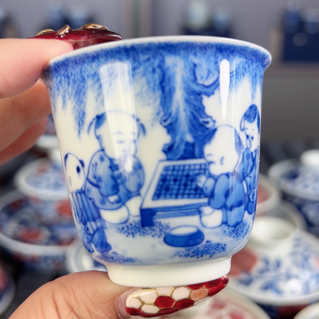 杯子景德镇毛仔柴窑主人杯