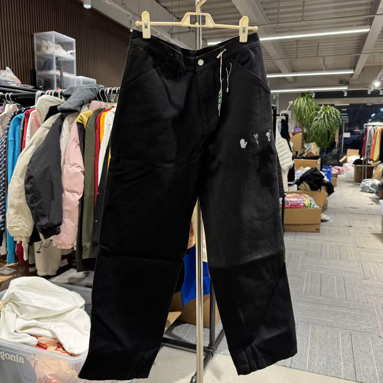 FISN 8.0工装休闲裤 黑色 重磅