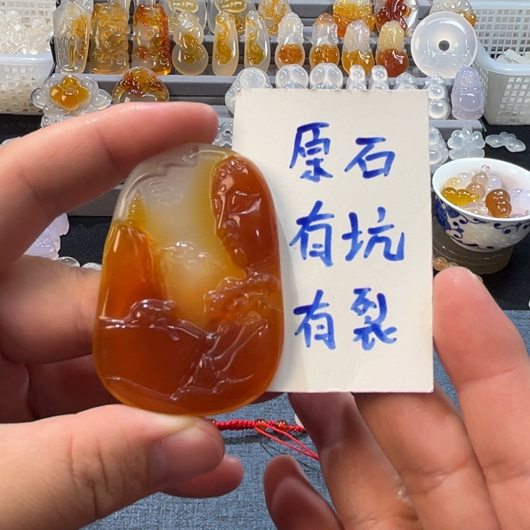 玛瑙/玉髓未镶嵌颈饰