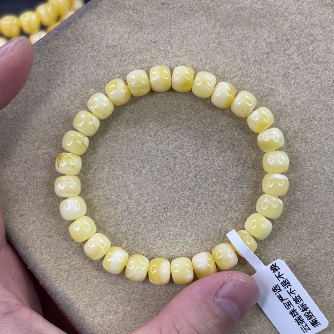 未镶嵌蜜蜡珠宝奇石8.1mm