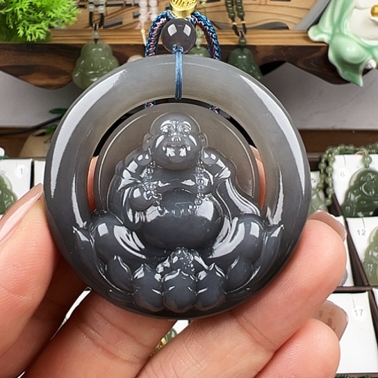 和田玉吊坠(赠链)未镶嵌