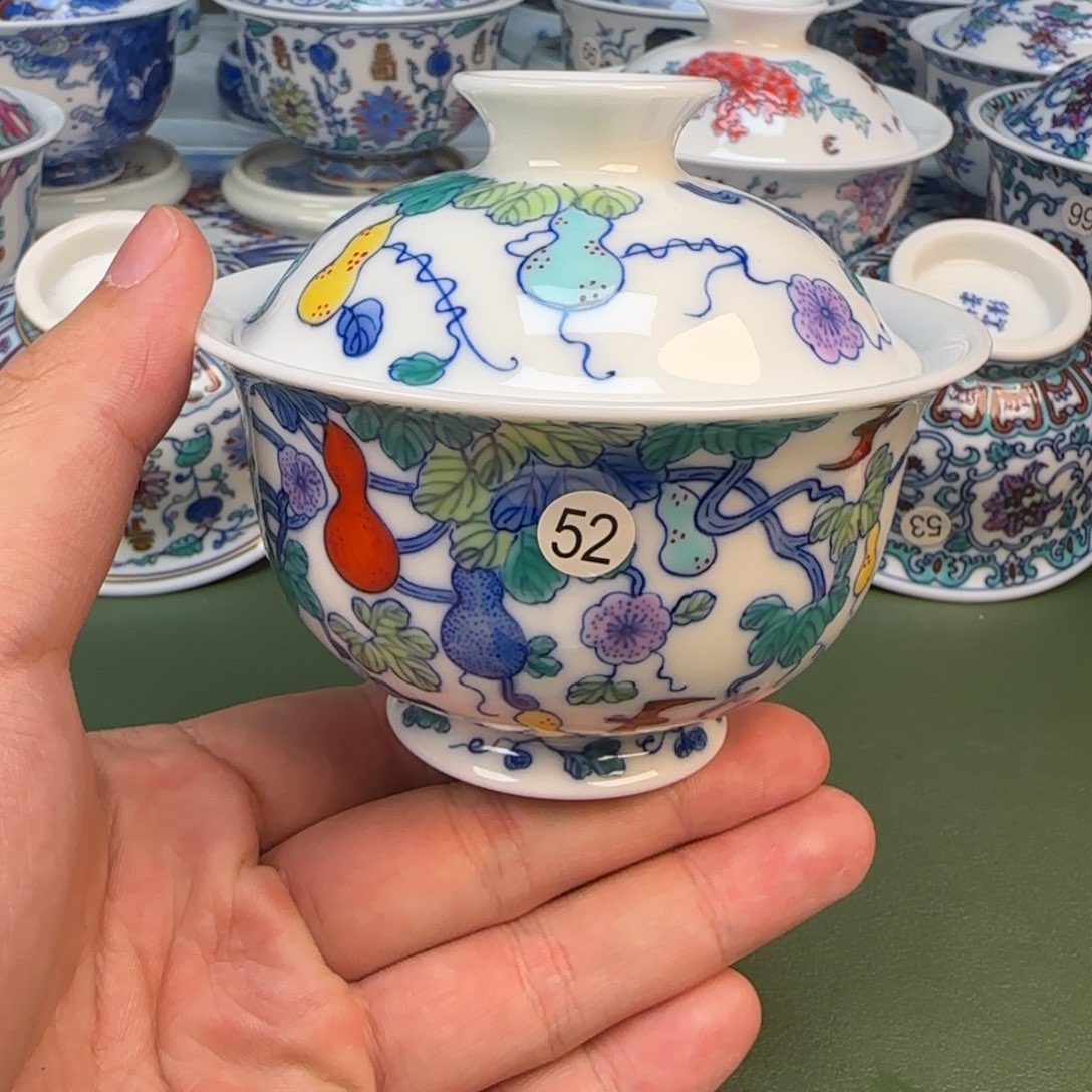 彦祖纯手工手绘茶具52
