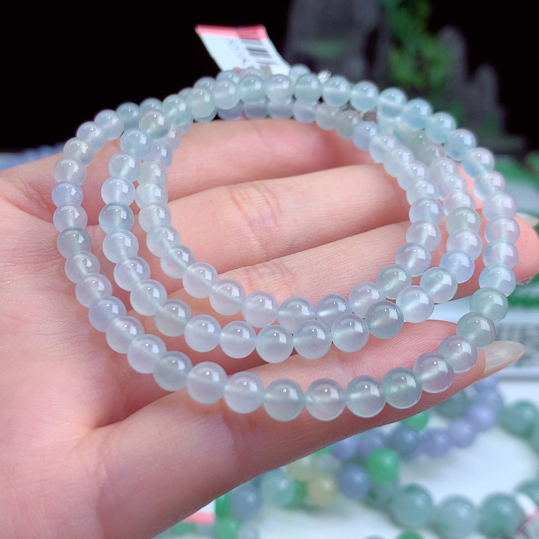 翡翠手链未镶嵌卡5