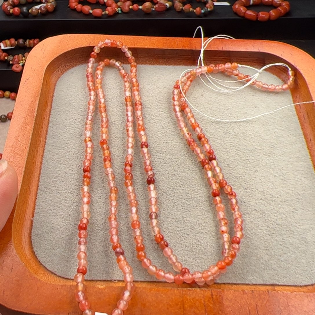 未镶嵌（保山多宝小米珠2+）南红玛瑙