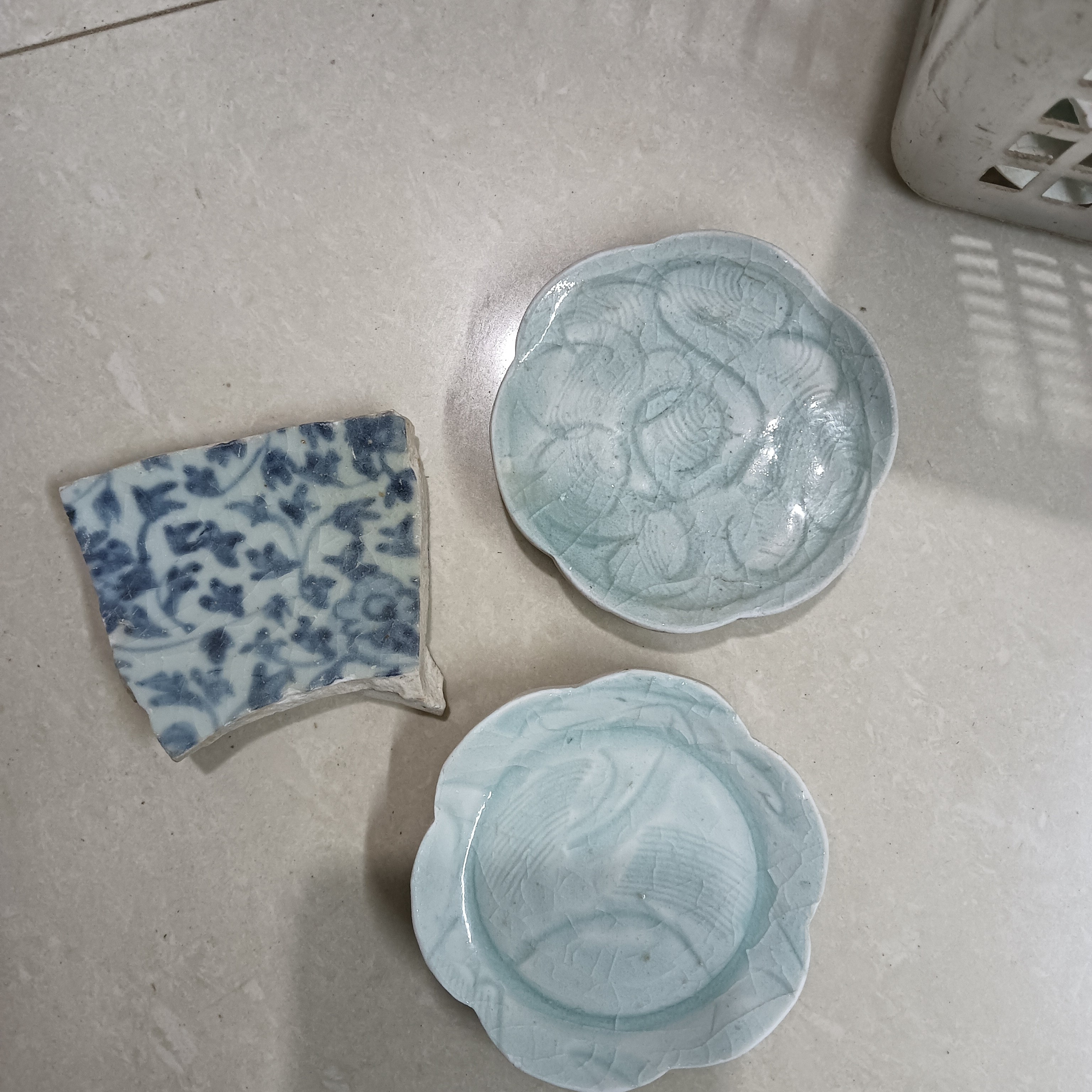 景德镇湖田瓷片青花