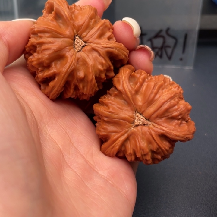 趙***༻文玩核桃吊坠白狮子