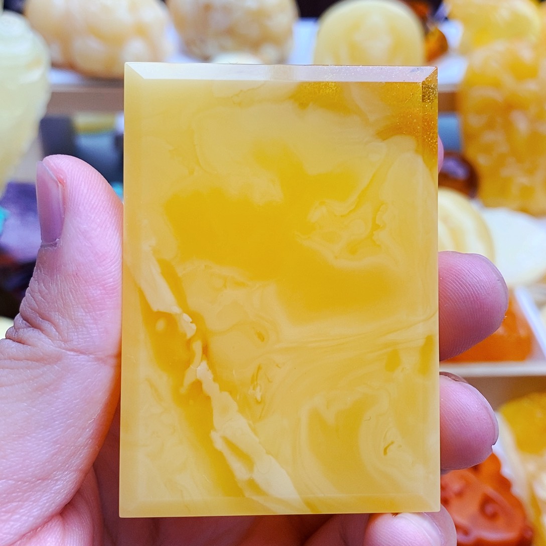 蜜蜡颈饰未镶嵌天然保真假一赔十112