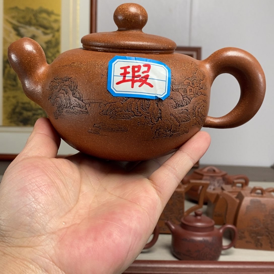 紫砂茶壶原矿泥料传统工艺制作