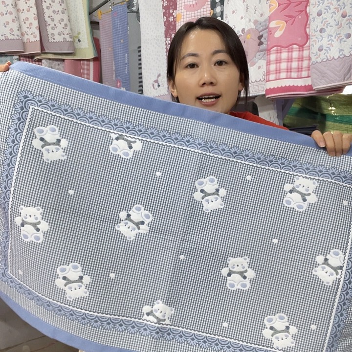 棉特价蓝色小熊纯棉