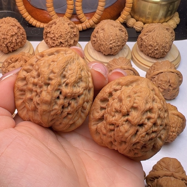 文玩核桃把件金公子43