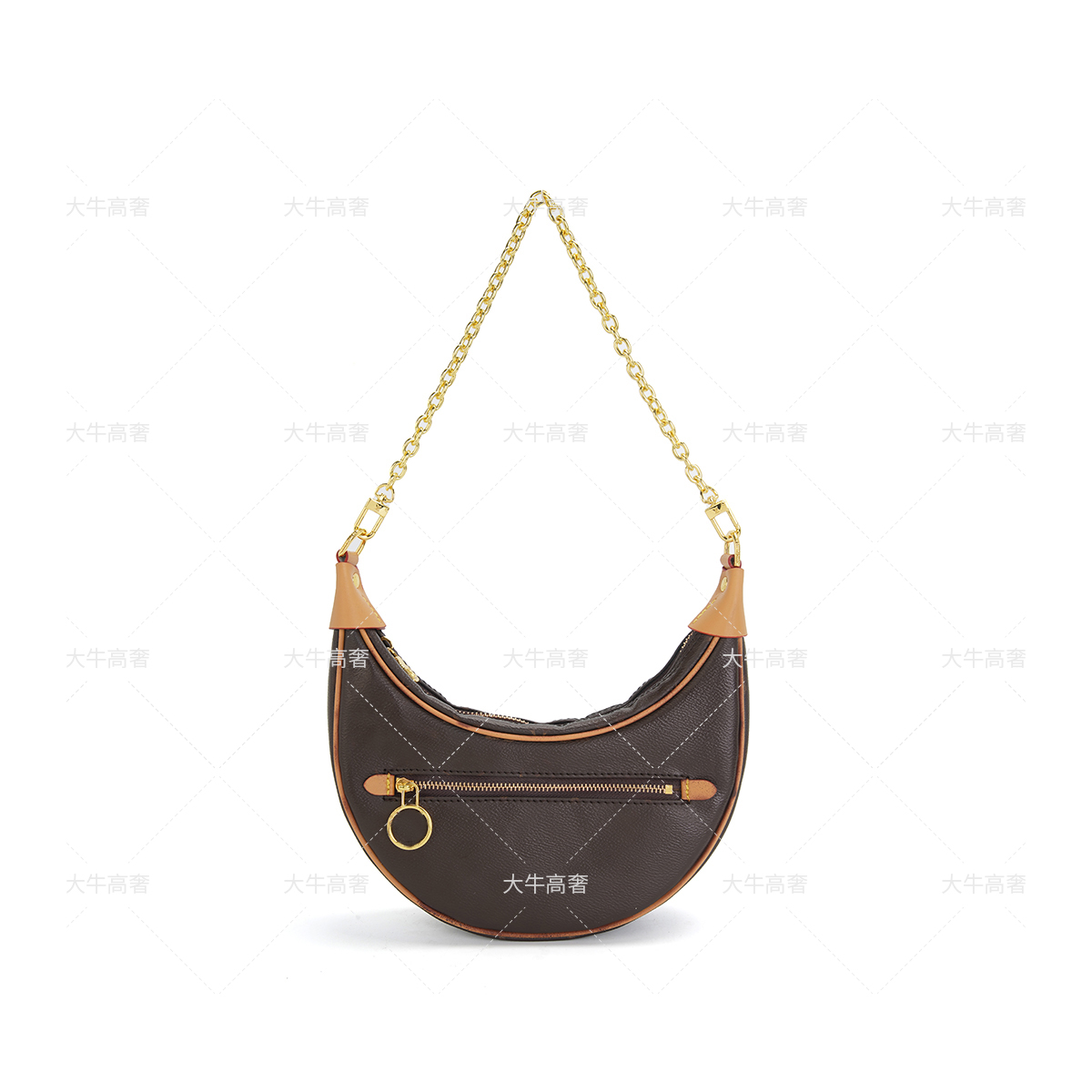 F08月牙包23x6x13cm经典2025新款时尚百搭手提单肩女包