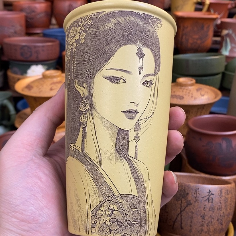 【闪购商品】紫砂杯子宜兴全手工紫砂杯