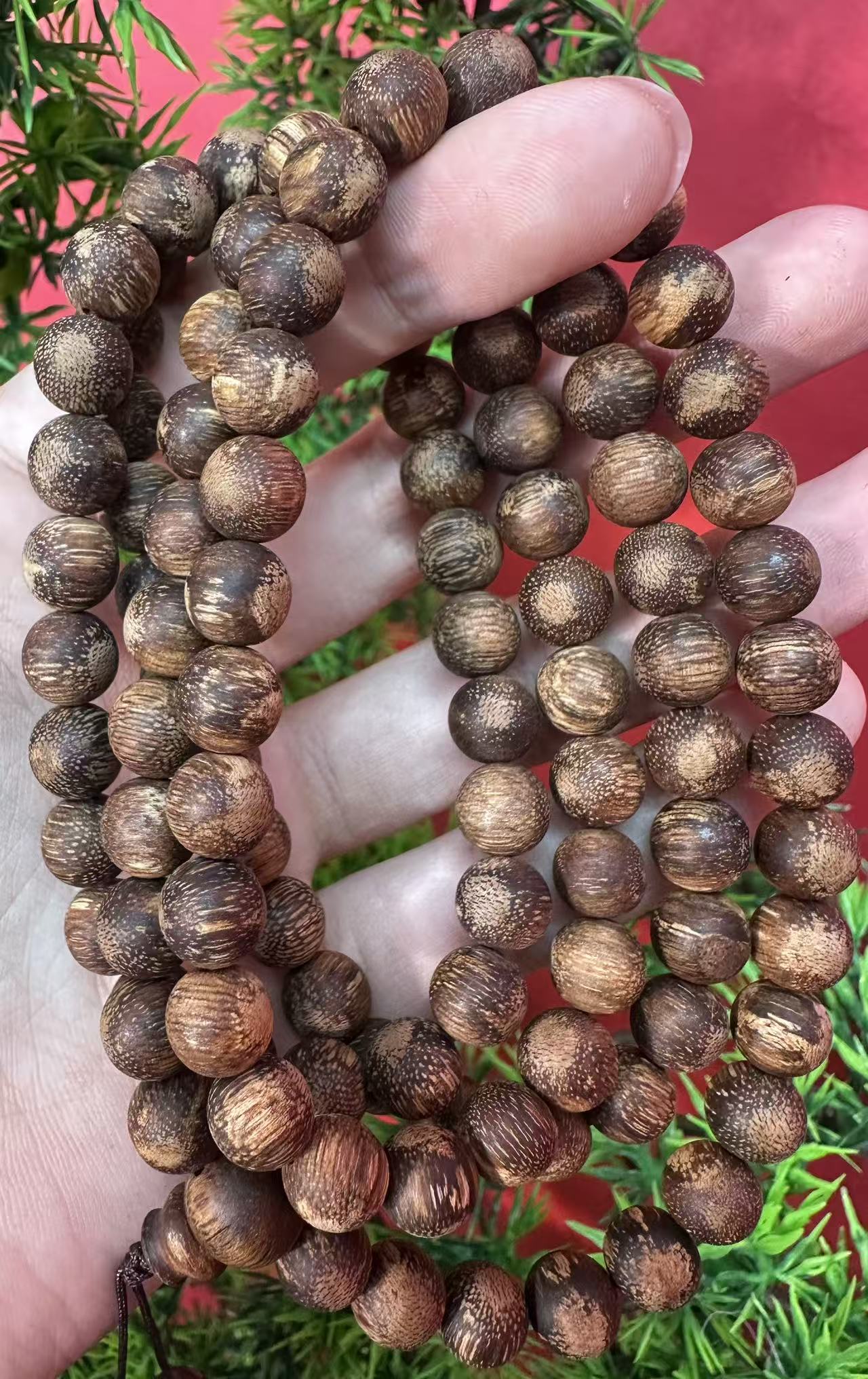 沉香沉水级！A810野生达拉干天香棋楠0.8*108颗多样性发一