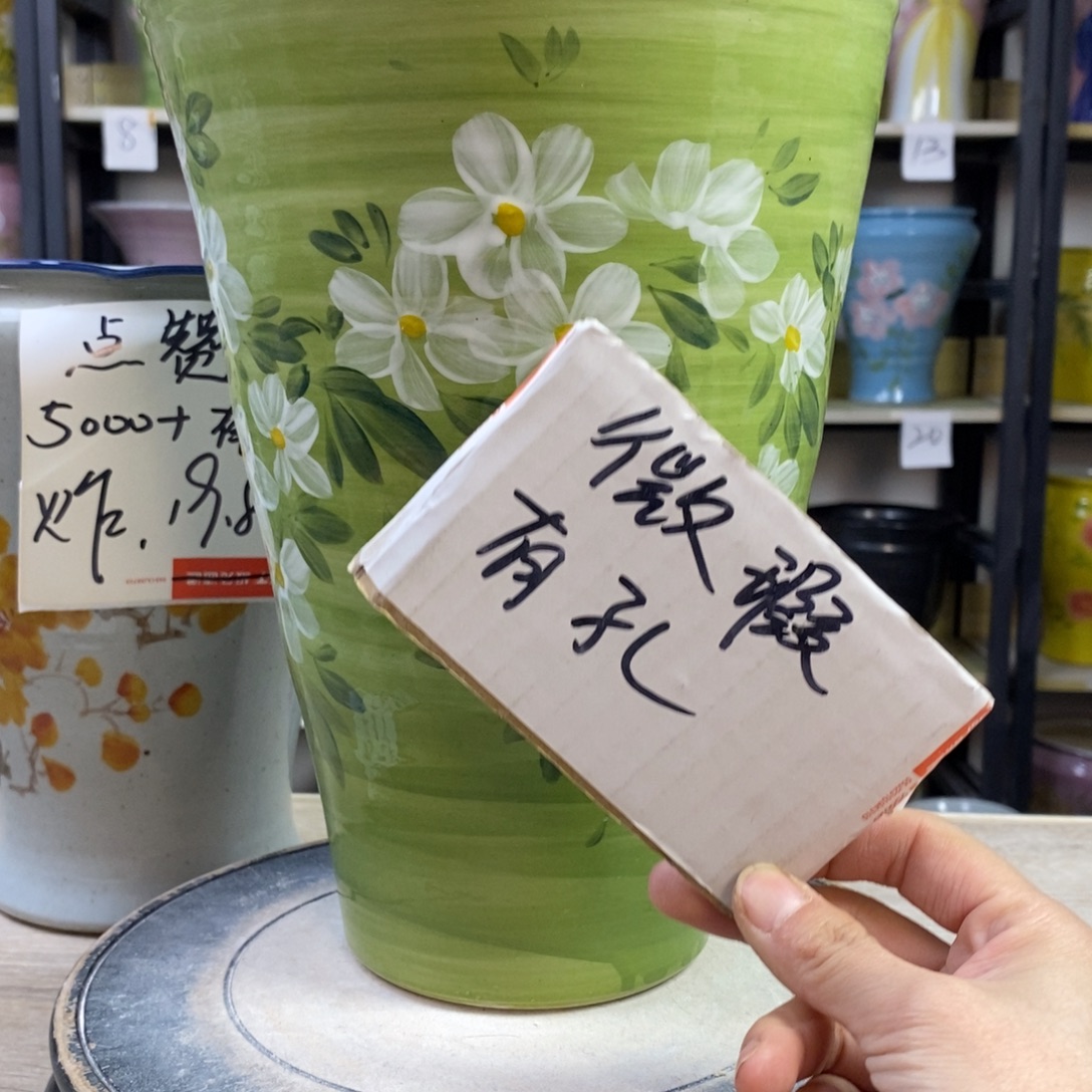 景德镇手工手绘陶瓷花盆