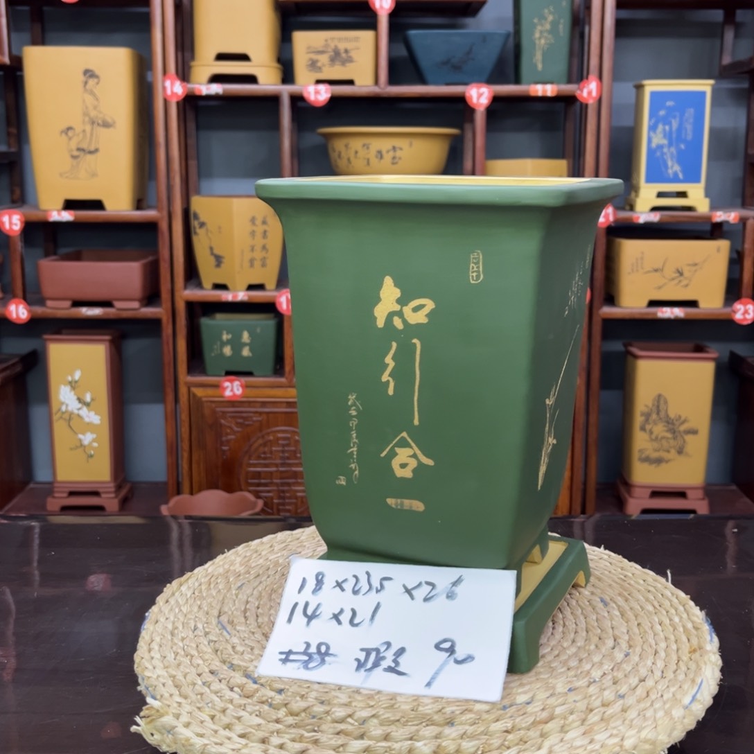 紫砂花盆六*紫砂花盆