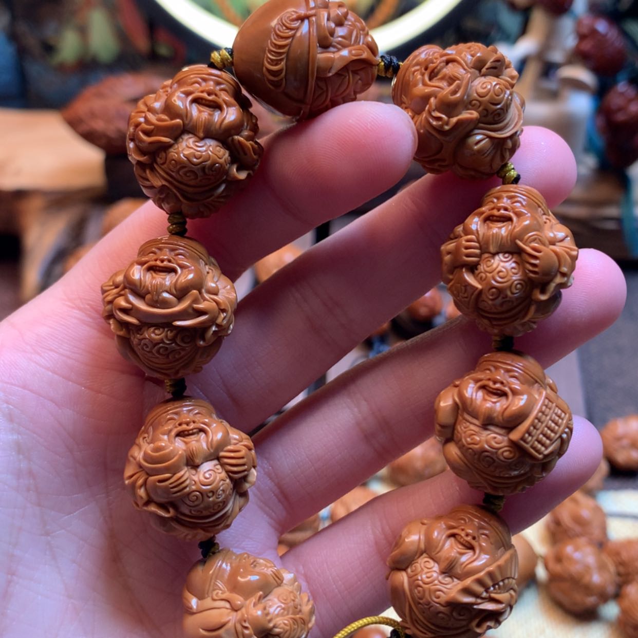 【闪购商品】橄榄核手串聚宝财神
