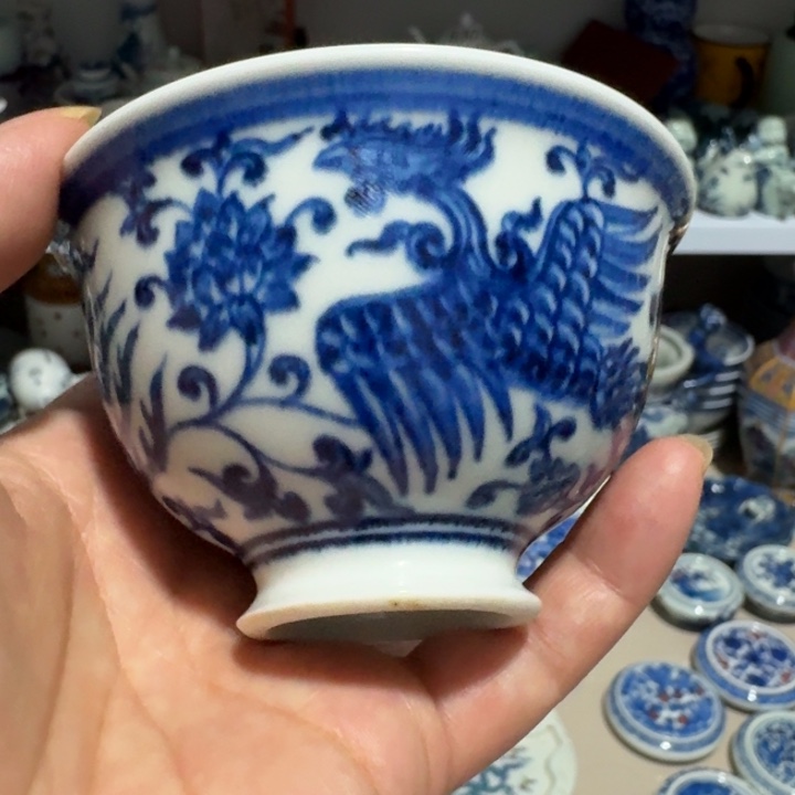 景德镇手工手绘杯