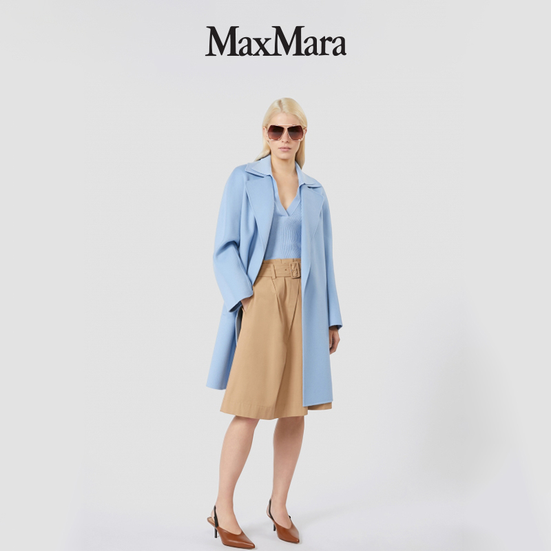 MaxMara 2025早秋新品女装V领短袖针织毛衣6366045106