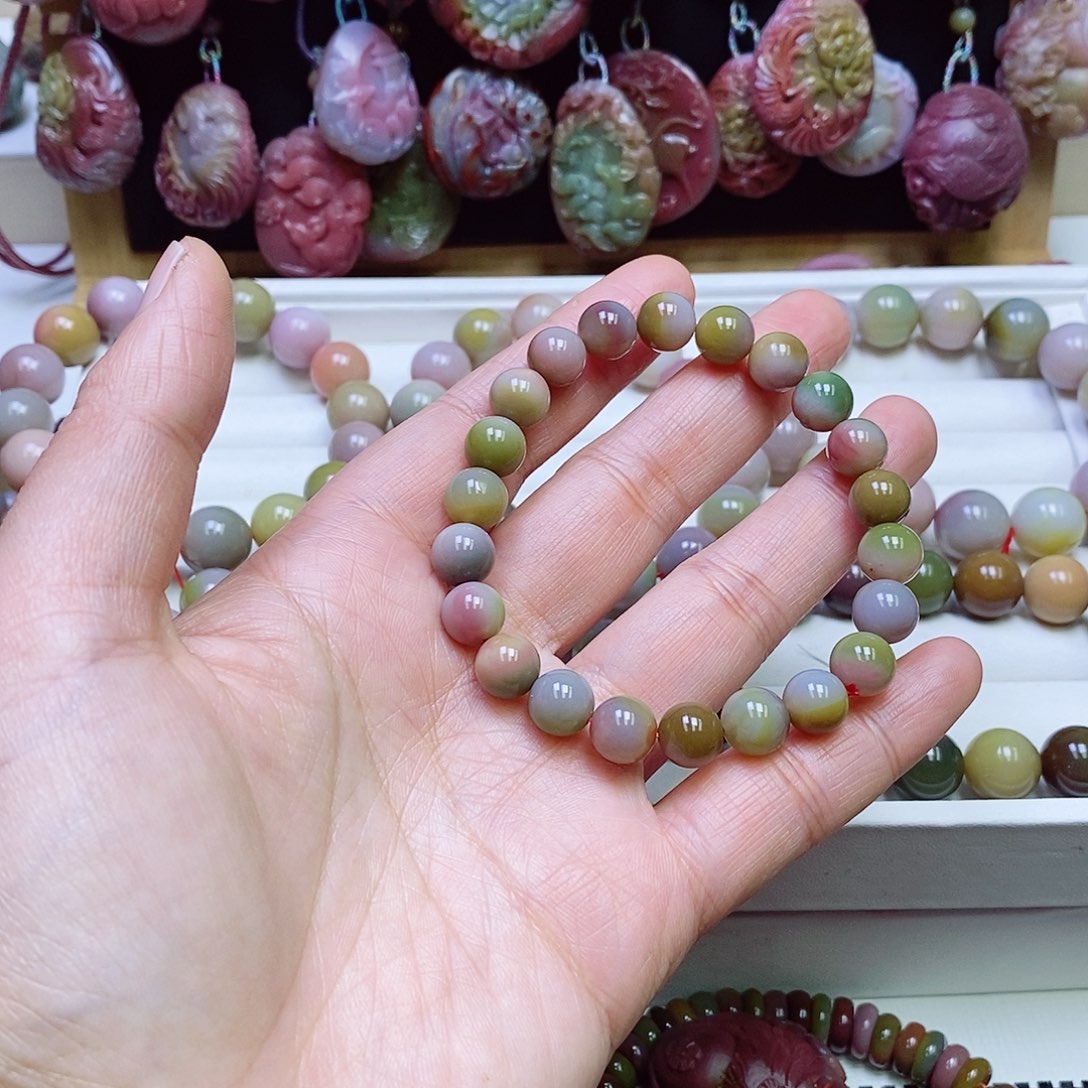 玛瑙/玉髓盐源玛瑙手链未镶嵌