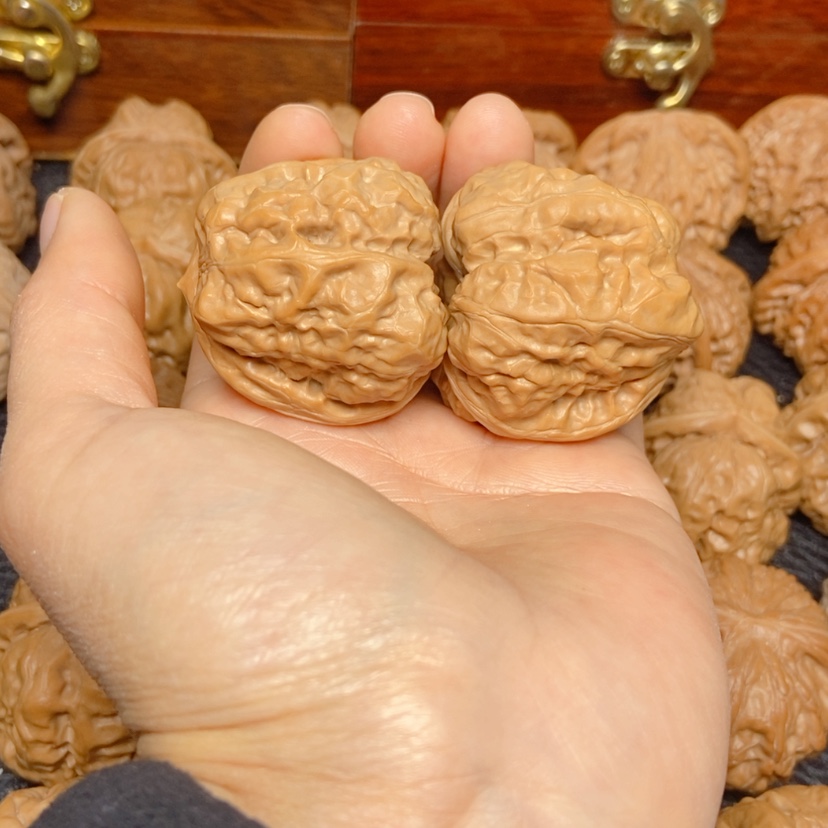 【闪购商品】吊坠文玩核桃黄**间蛙蛙41