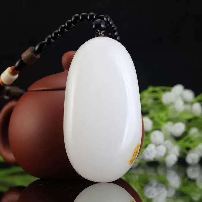 天然原石带皮色玉石手把件可随身把玩【客服备注打孔】