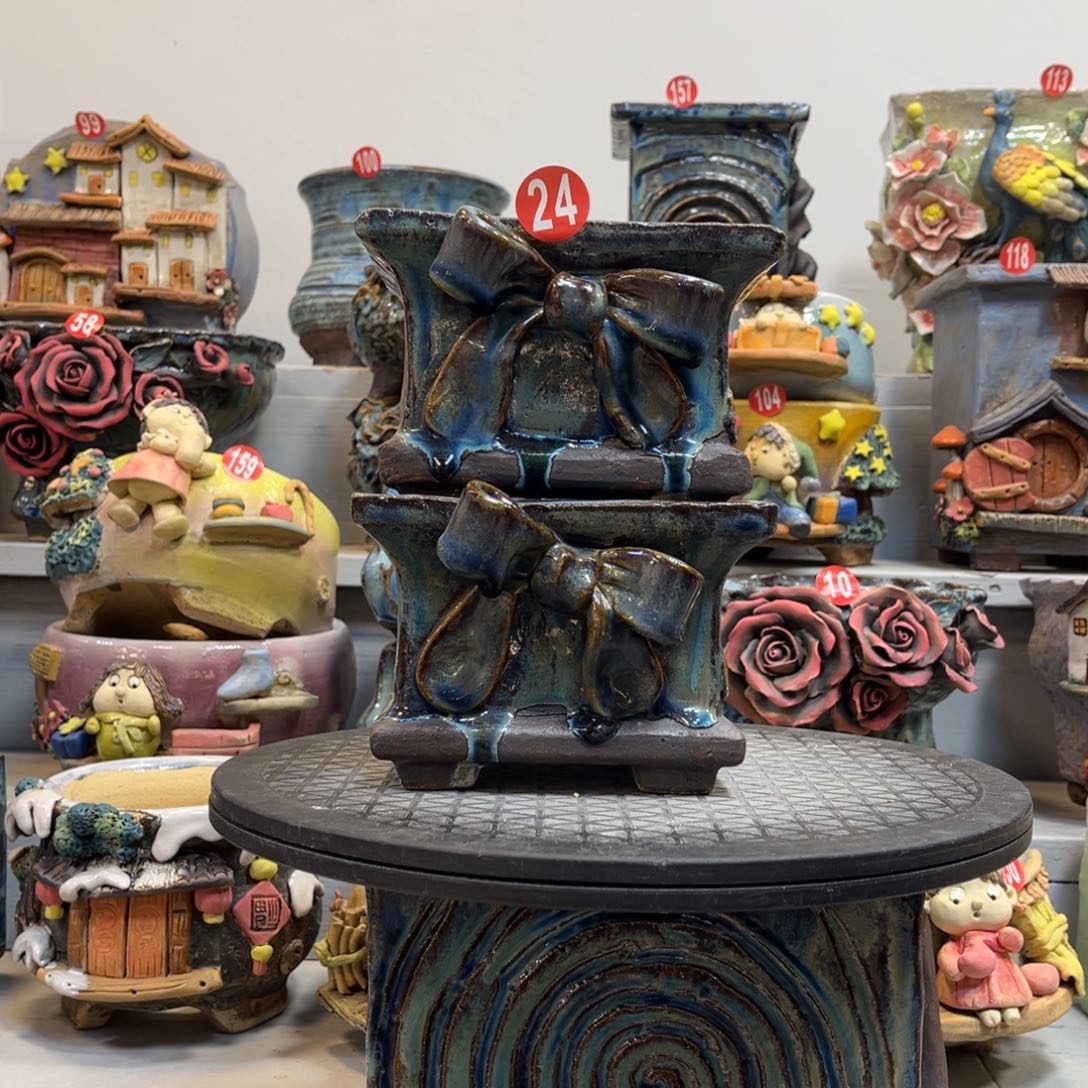 陶瓷24 号陶然花盆特价