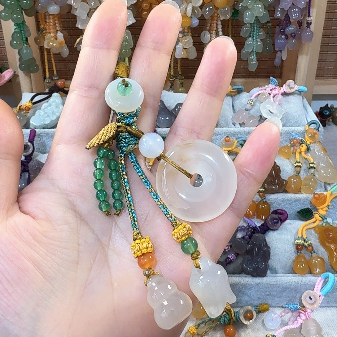 玛瑙/玉髓车挂未镶嵌