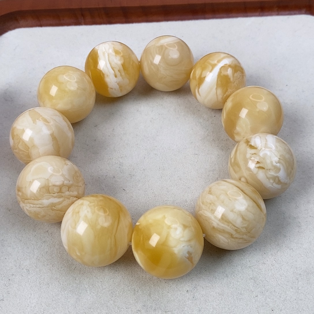 蜜蜡未镶嵌珠宝奇石 23+mm 81g