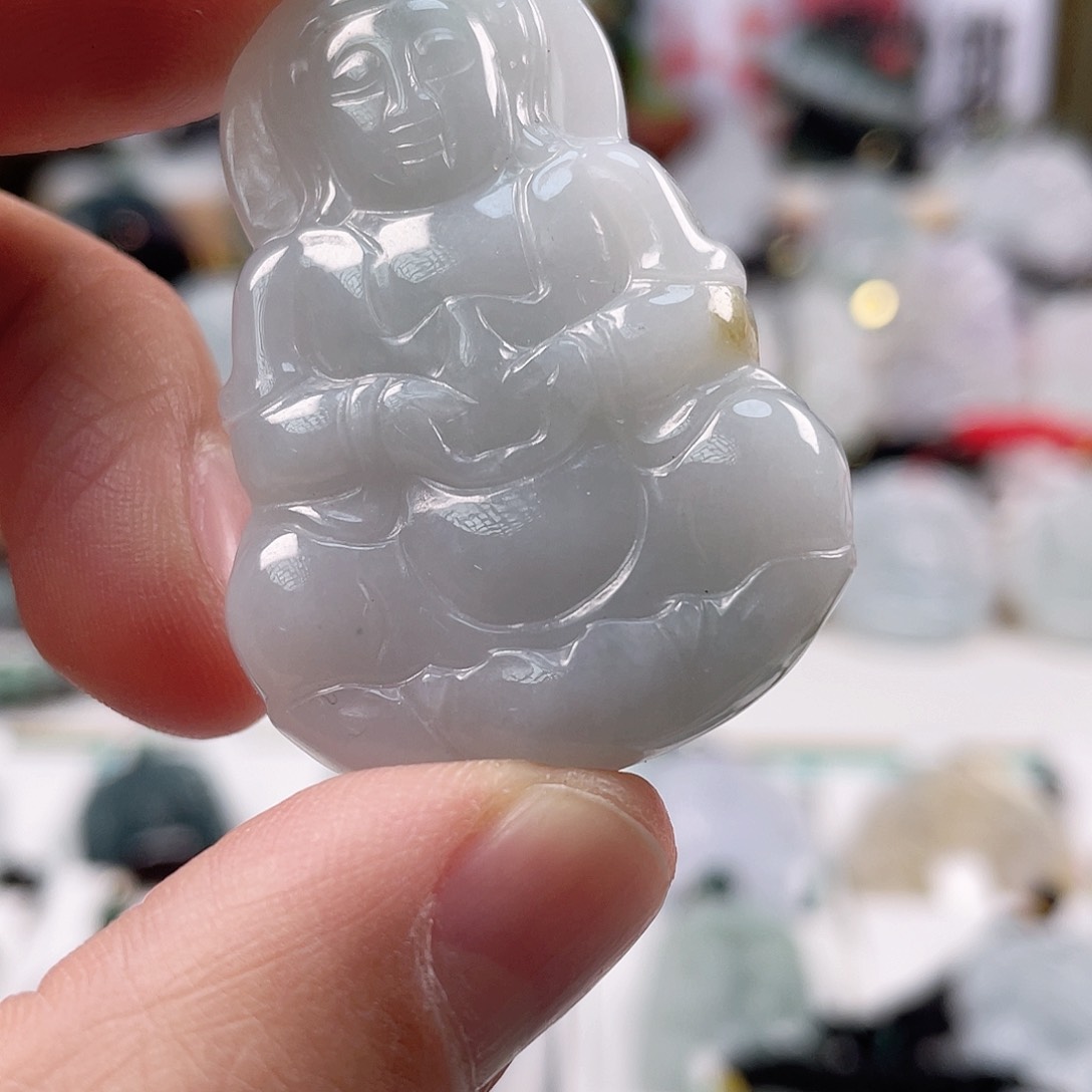 翡翠颈饰未镶嵌0990挂件