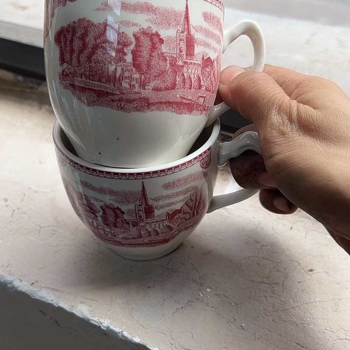 国营尾货骨瓷茶杯4.5高