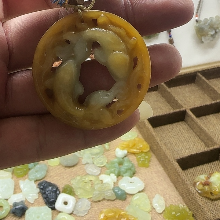 T***y岫玉合金颈饰123456
