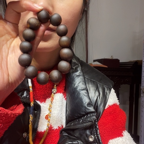 【闪购商品】香榧木小**姐黑檀木，风车木