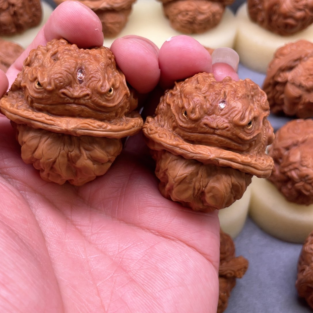 核桃手串/手链?****…龙蝉蛤蟆头