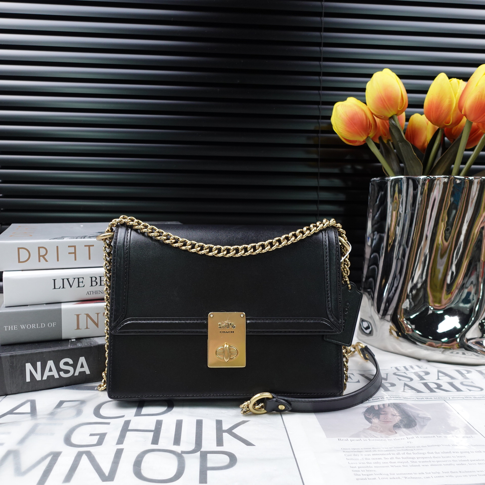 95新 COACH/蔻驰 单肩包/T10235622