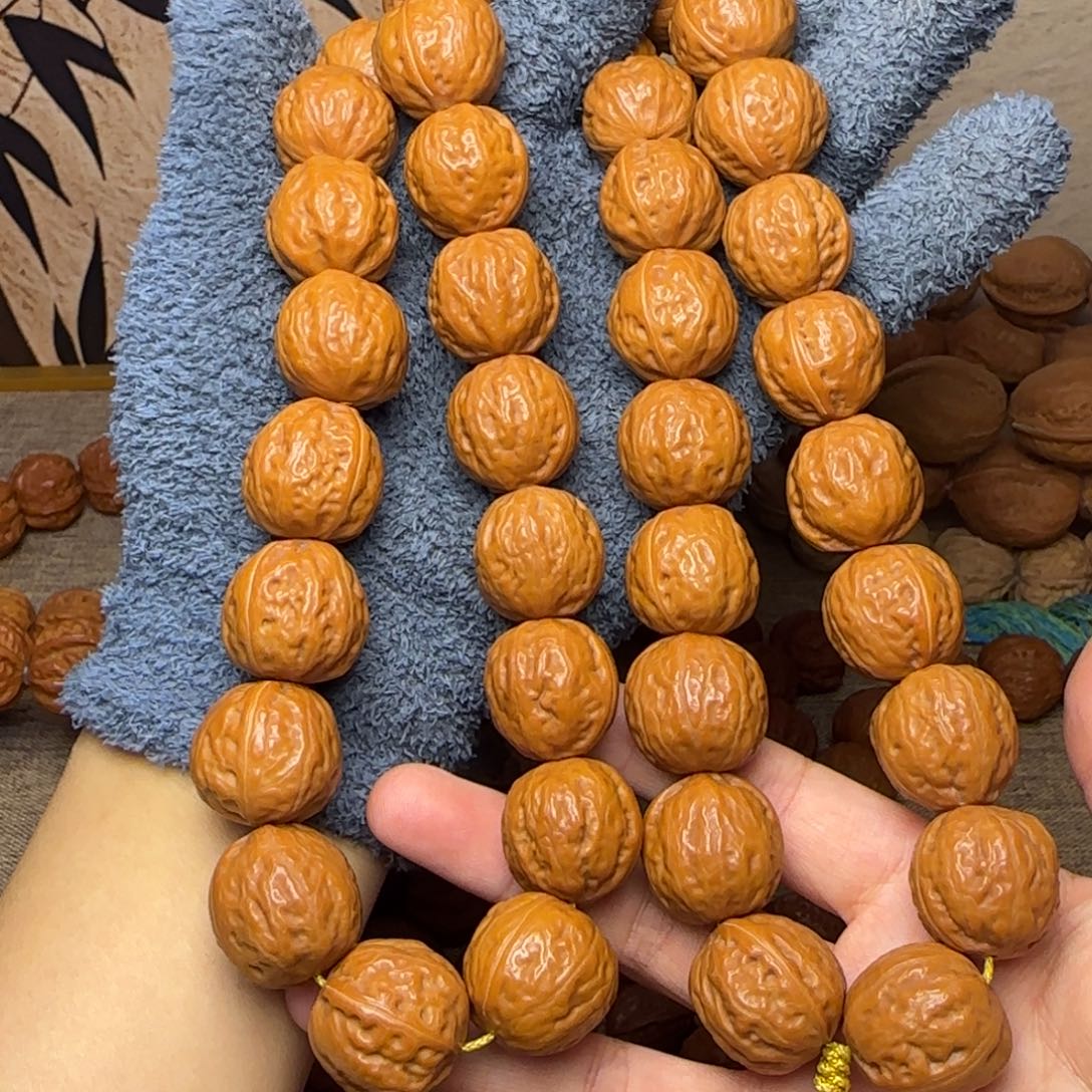 张***³文玩核桃吊坠金豆子脖挂