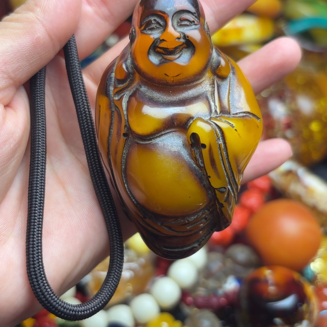 未镶嵌琥珀手串蜜蜡