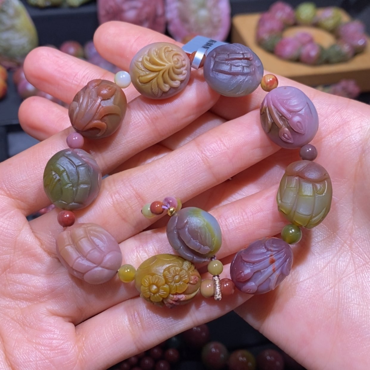 【闪购商品】玛瑙/玉髓手串未镶嵌盐源玛瑙