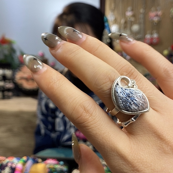 纯铜花岗石纯铜锡合金吊坠