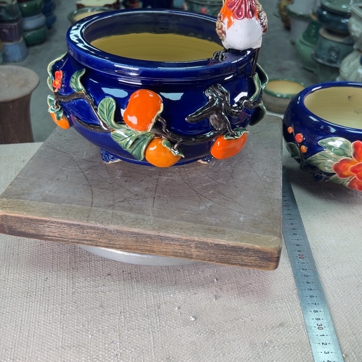 泳坤堂石湾盆陶瓷